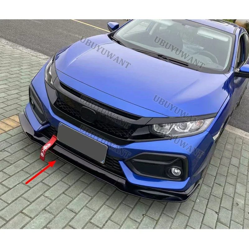 Kit separadores alerón paragolpes Honda Civic FK7 2016-2021 - imagen 5