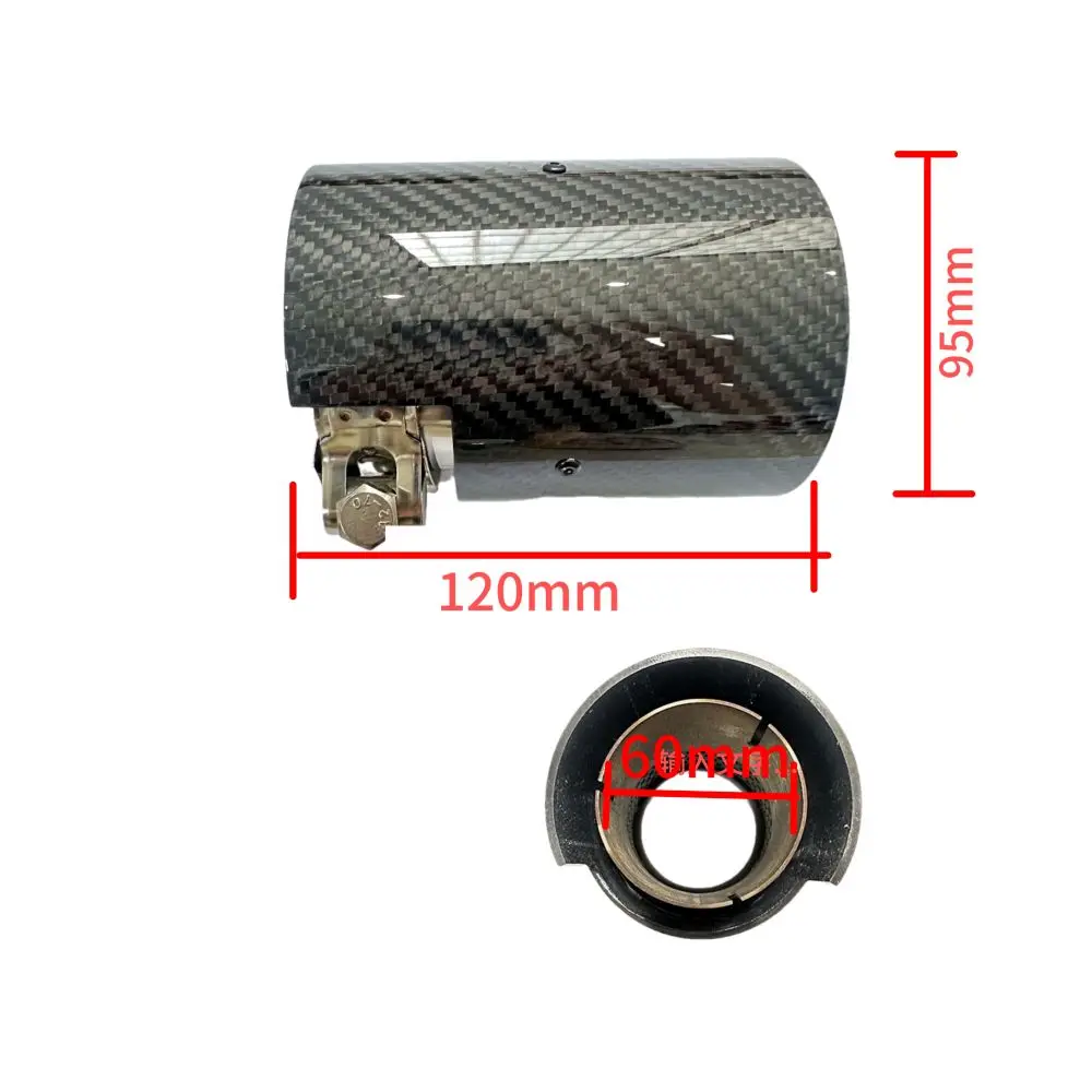 Punta de escape de fibra de carbono para BMW M2/M3/M4 F80-F87 - imagen 5