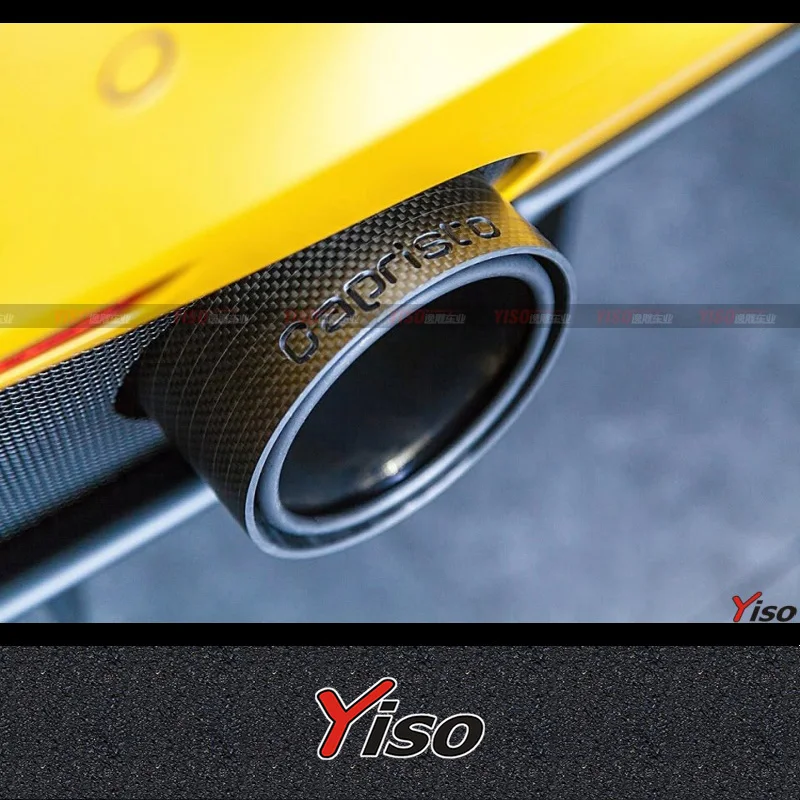 Capristo Adaptador de escape de carbono para Ferrari 488 GTB Spider