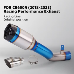 Kit escape moto Honda CBR650 cola media Blue Burning