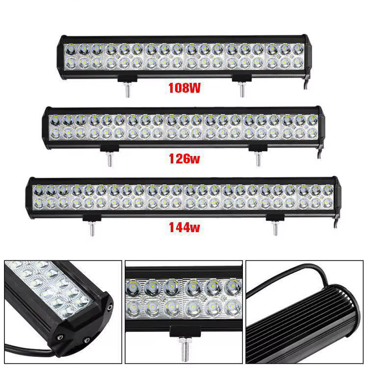 Barra LED de trabajo doble fila de alta potencia para coche - imagen 2