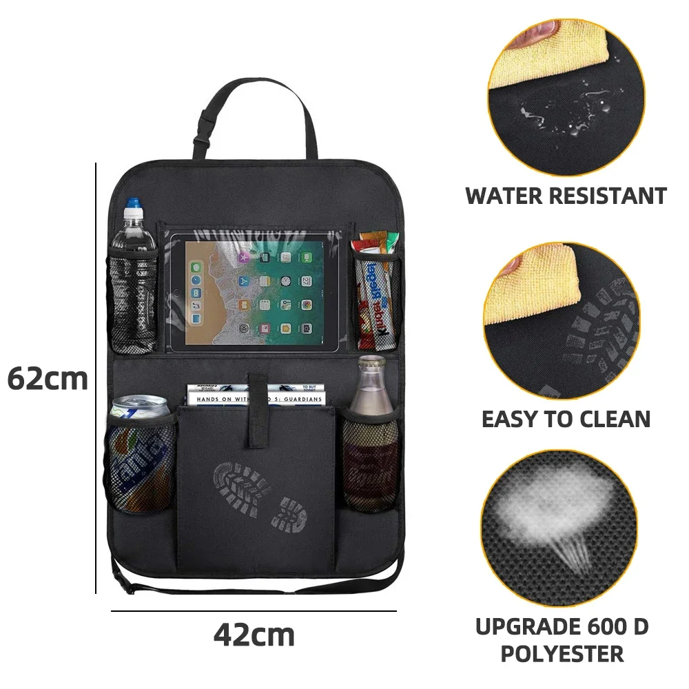 Organizador de asiento trasero con soporte para tablet y funda protectora - imagen 5