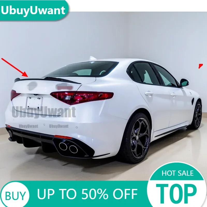 Alerón trasero fibra de carbono Alfa Romeo Giulia Sedan 2016-2021