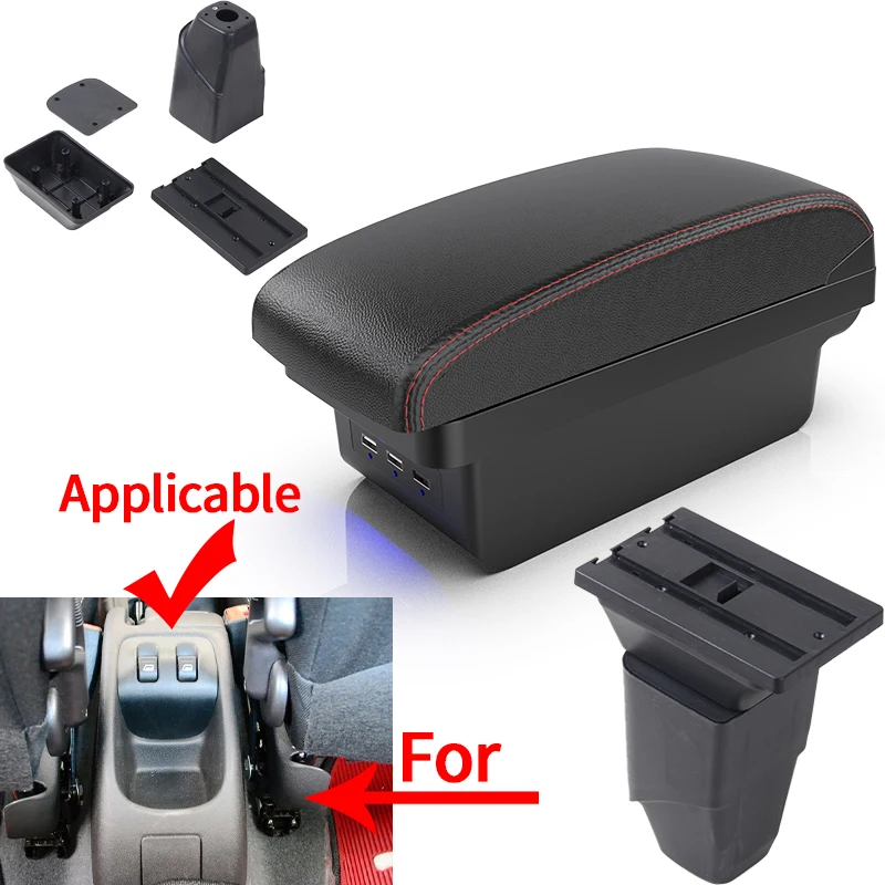 Reposabrazos con caja portaobjetos y USB para Peugeot 206 CC - imagen 2