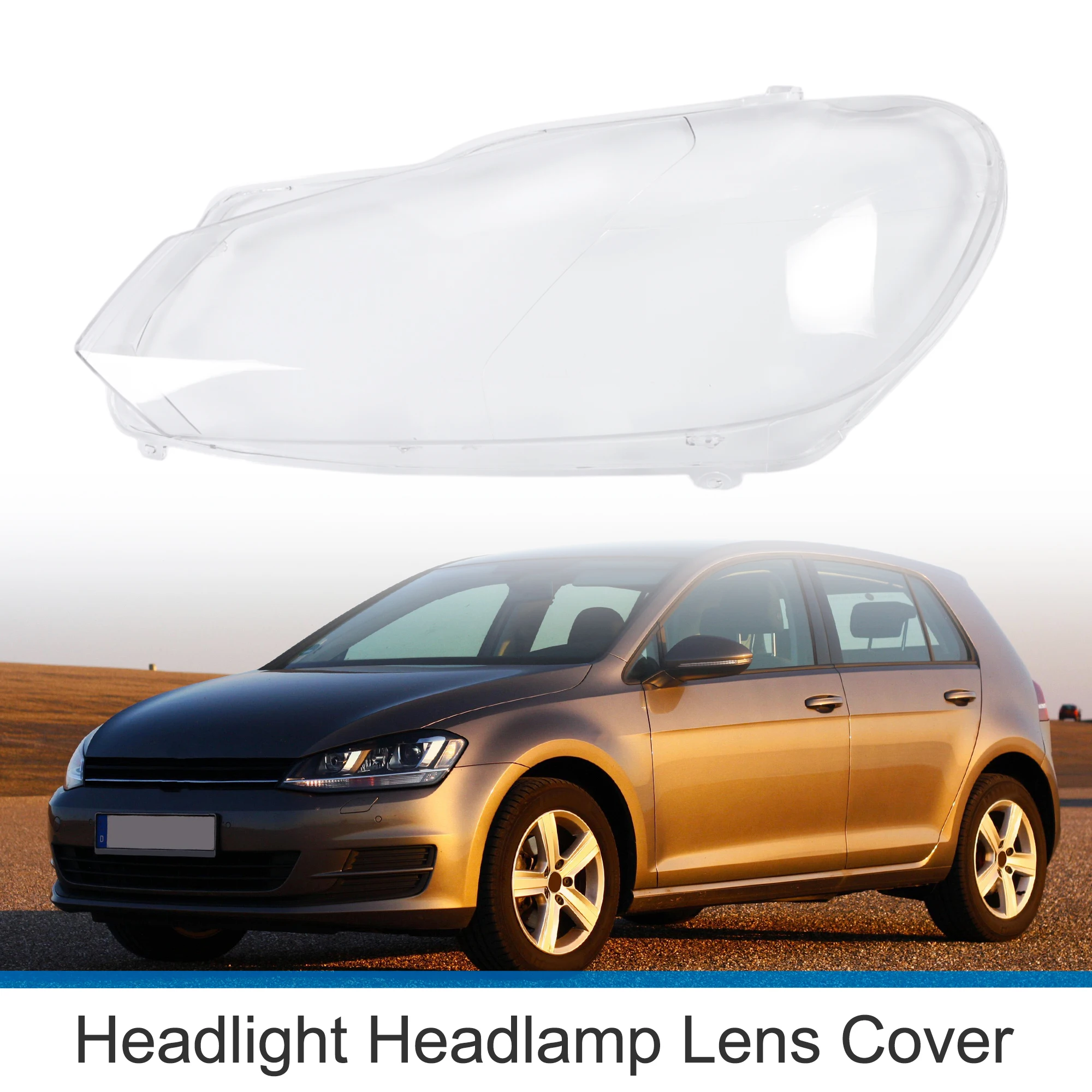 Cubierta lente faro delantero UXCELL – VW Golf MK6 2010-2013