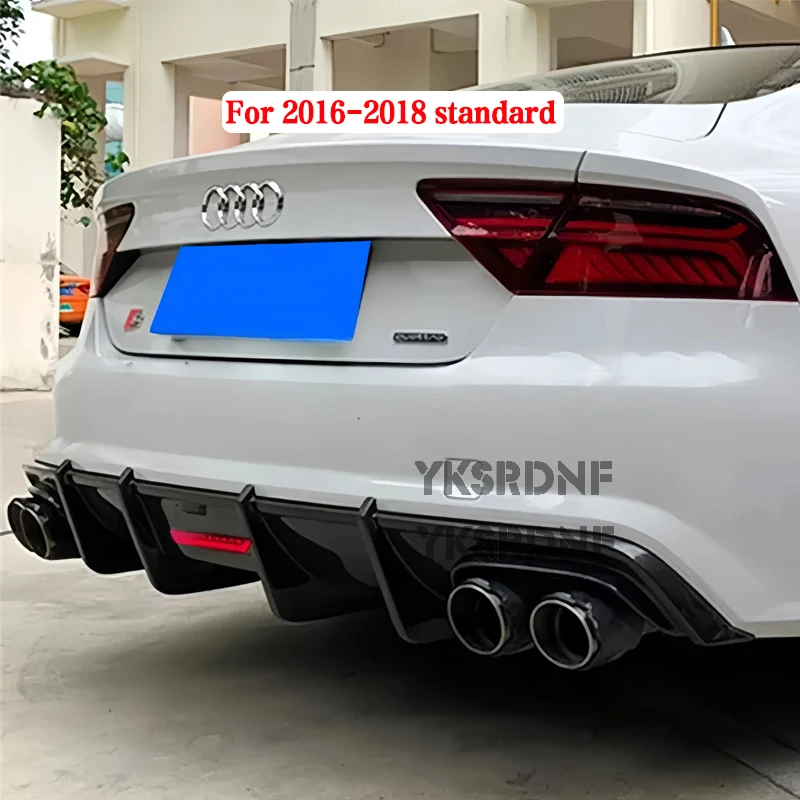 Difusor trasero fibra carbono Audi A7 C7 2011-2018 - imagen 3