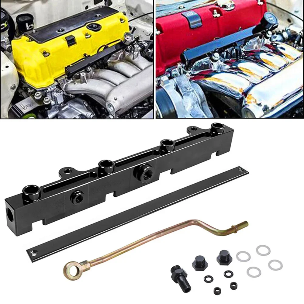 Riel de combustible alto caudal para Honda Civic FD K20 en aluminio - imagen 2