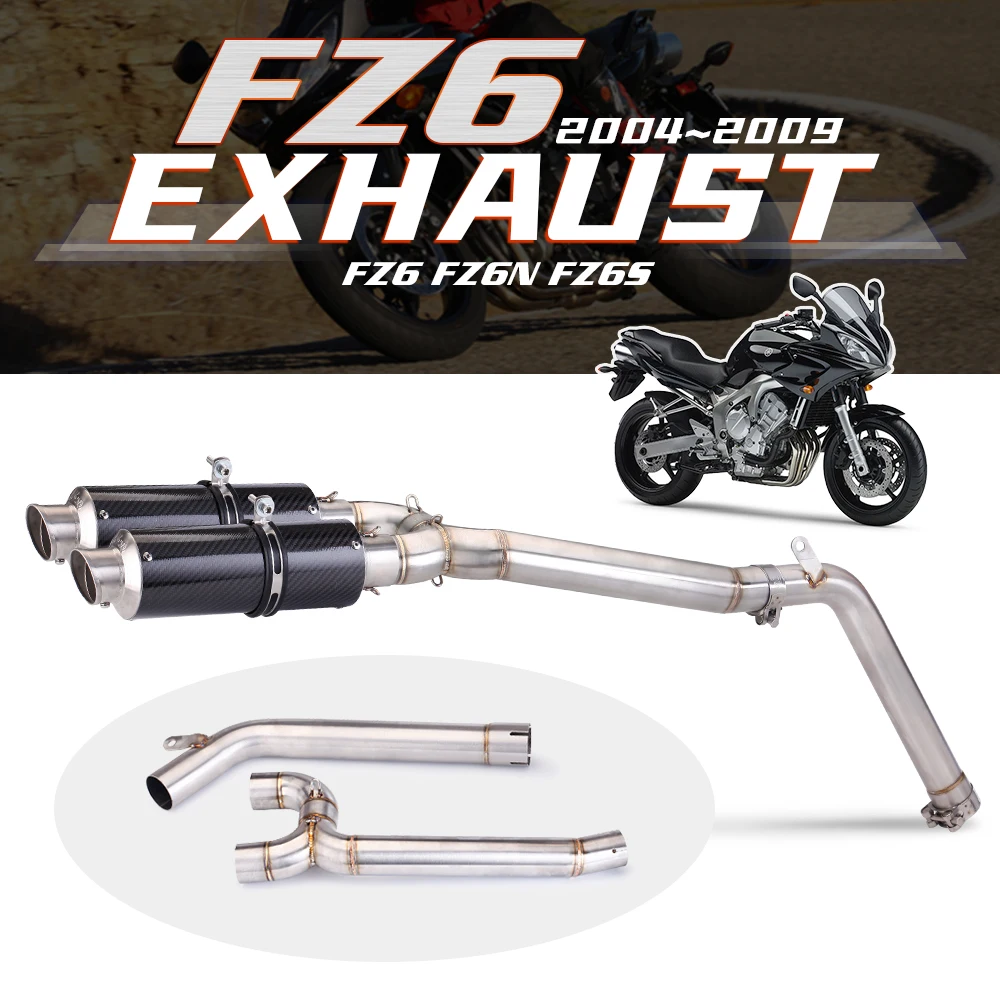 Detalle del tubo de conexión de escape para Fazer 600 S2