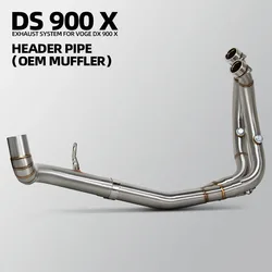 Colector de escape VOGE DS900 acero inoxidable