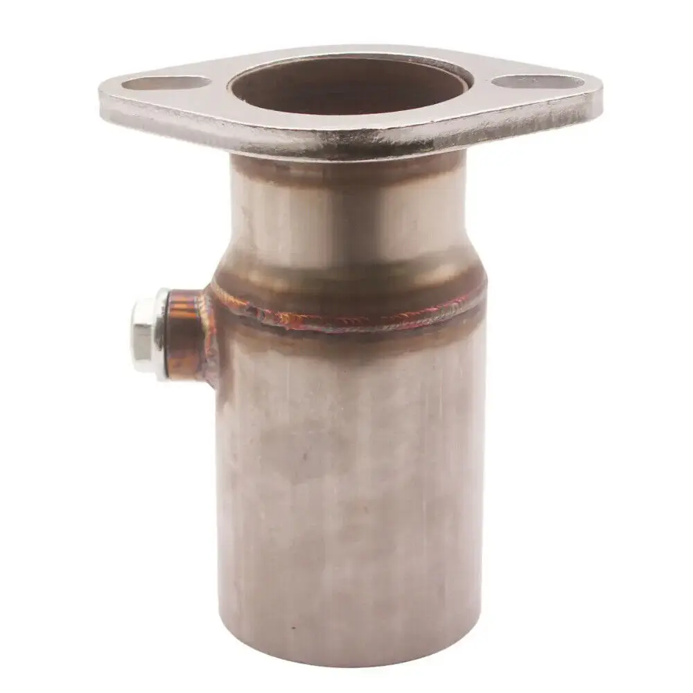 Reductor de escape inoxidable 76 a 63,5 mm con brida de 2 pernos - imagen 2