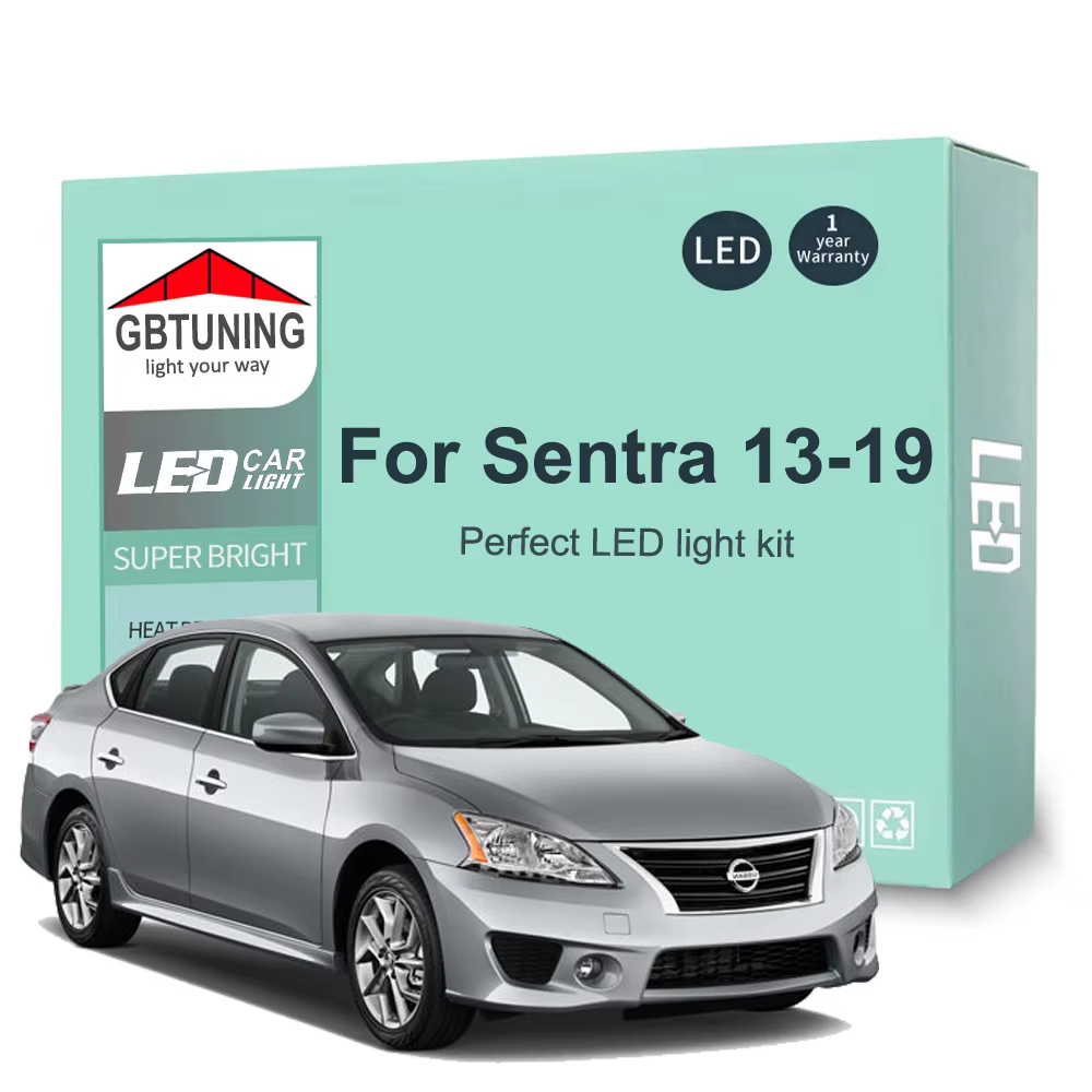 Bombillas LED Canbus Nissan Sentra B17 2013-2019 luz techo y maletero