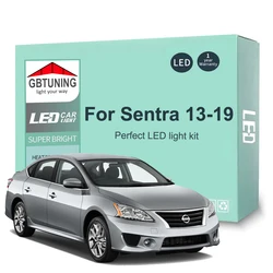 Bombillas LED Canbus Nissan Sentra B17 2013-2019 luz techo y maletero