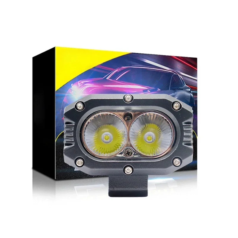 Foco LED de trabajo ovalado para coche, moto y todoterreno - imagen 3