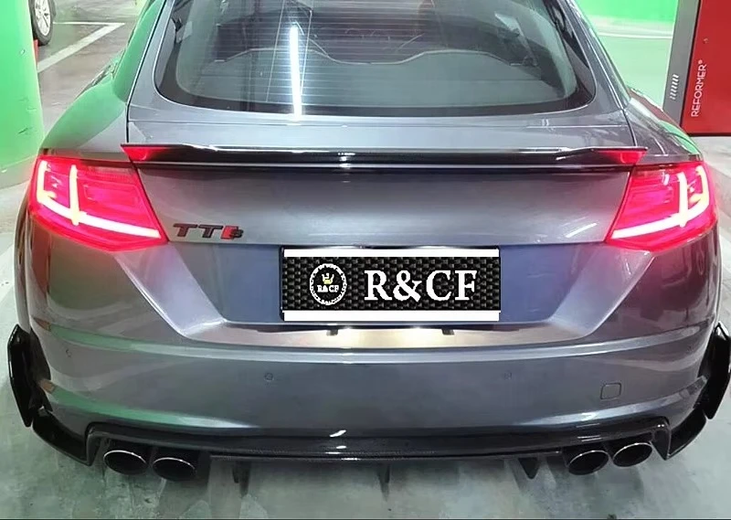 Difusor trasero de carbono para Audi TTS/TTRS MK3 2015-2019 - imagen 5