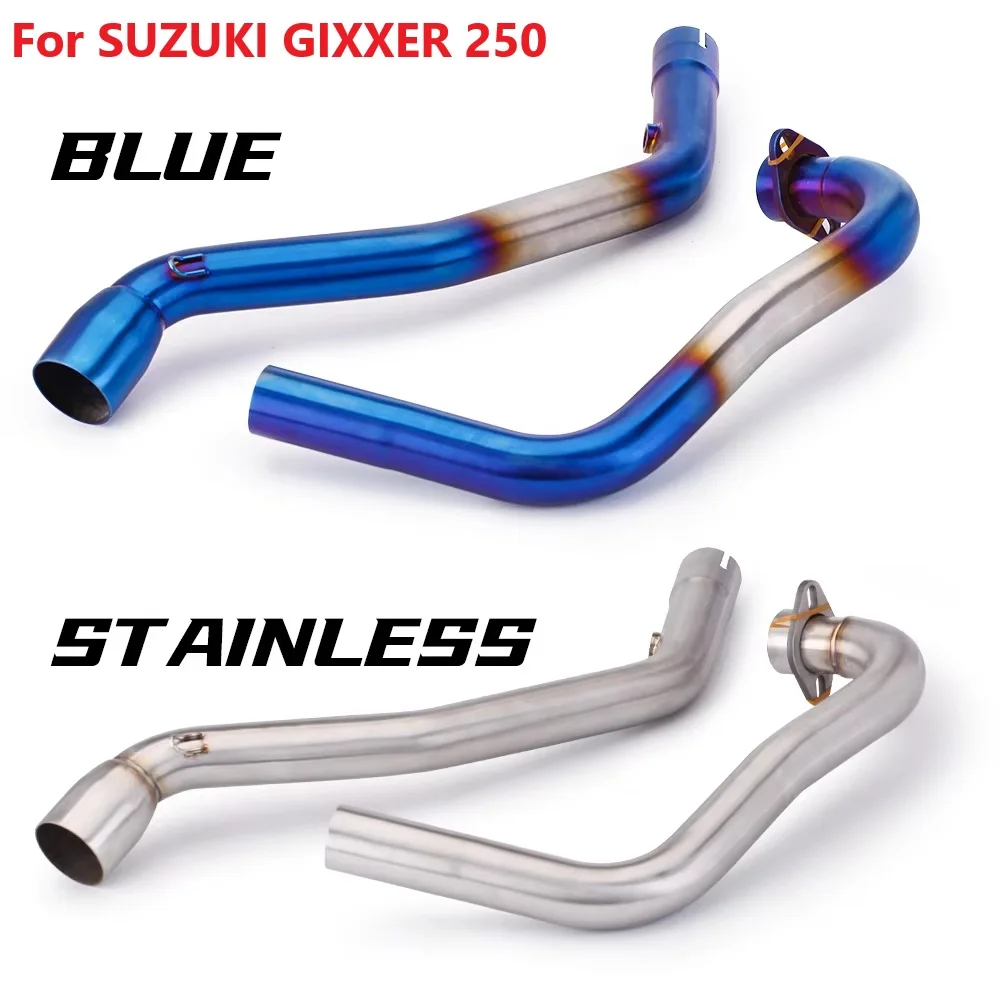 Silenciador escape SUZUKI Gixxer 250 con tubo delantero y conector