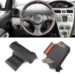 Funda volante cuero cosido premium – Toyota Corolla y RAV4 Celica