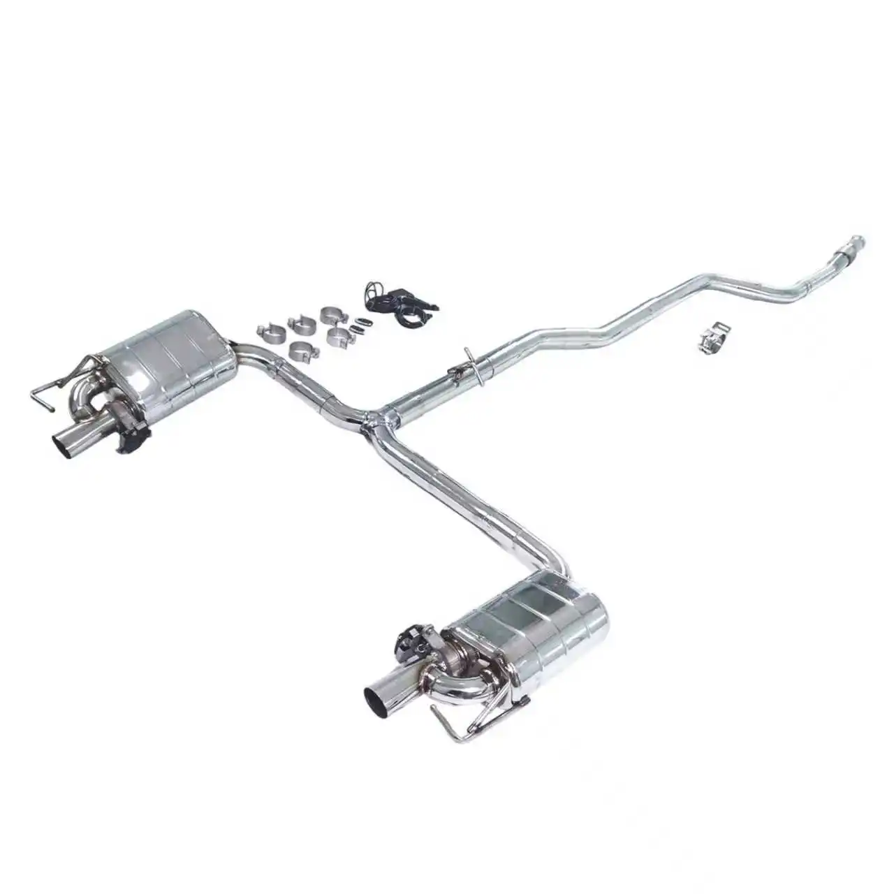Escape catback válvula acero inoxidable Mercedes E350 W213 2.0T - imagen 3