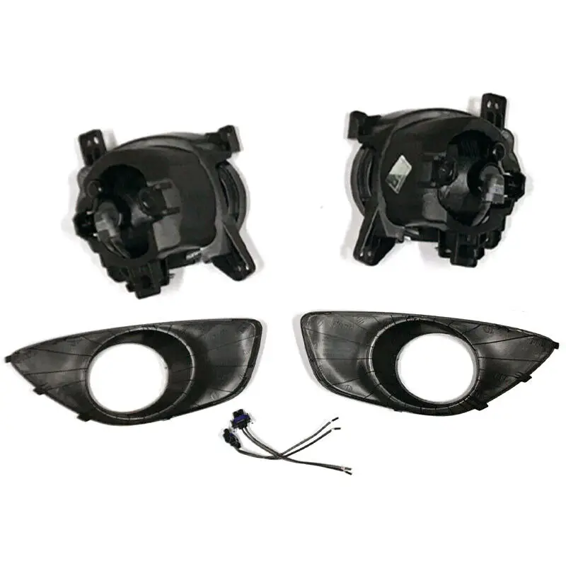 Detalle del conjunto de faros antiniebla