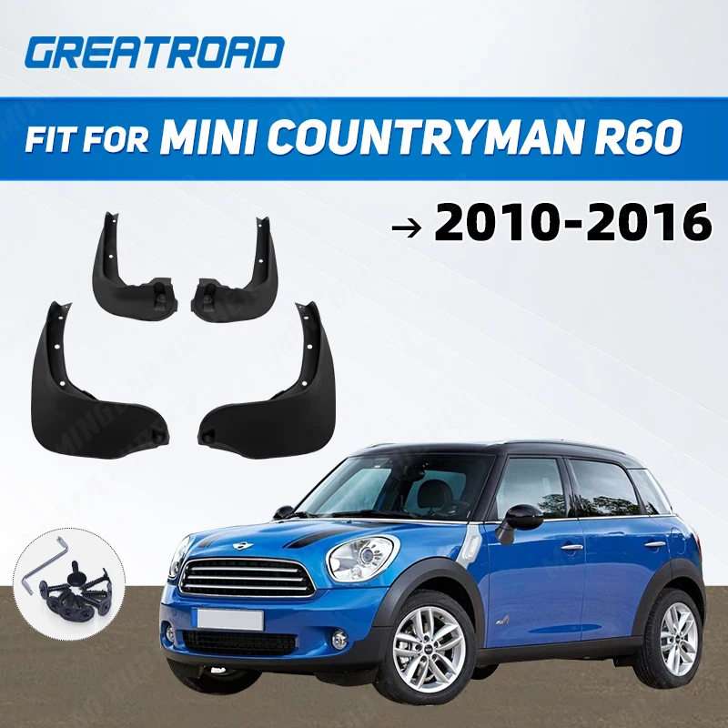 Guardabarros delanteros y traseros para MINI Countryman R60 2010 - 2016 guardabarros guardabarros 2011 2012 2013 2014 2015 juego de guardabarros