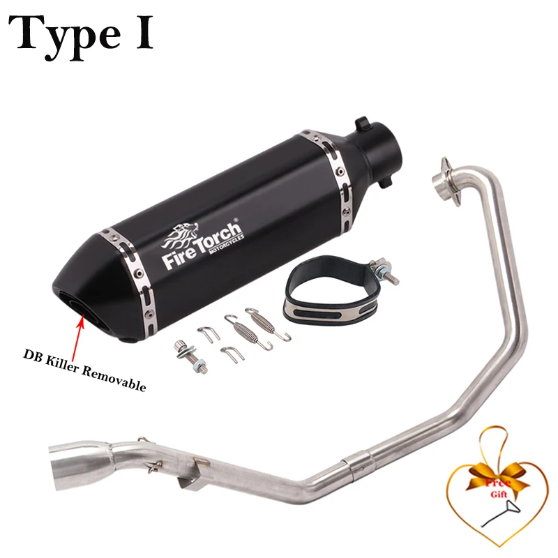 Slip-on escape Yamaha FZS150 sistema completo con DB Killer - imagen 4