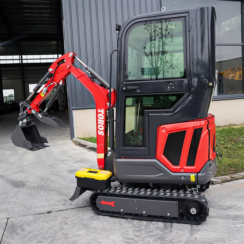 Miniexcavadora de orugas personalizada para granja y jardín motor EPA