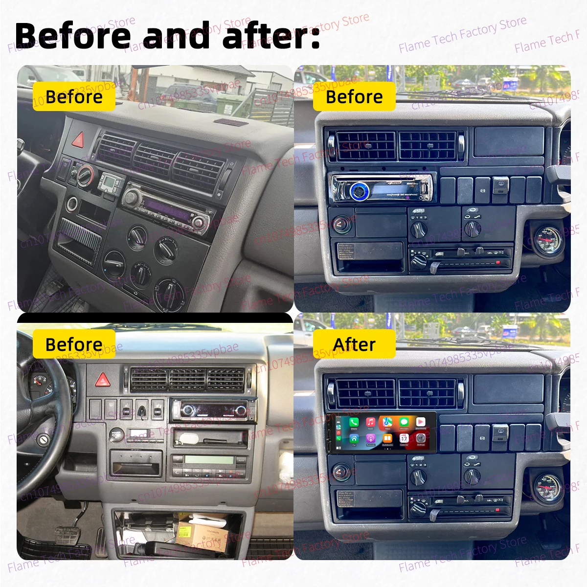 Radio 1 DIN Android GPS para Volkswagen T4 Caravelle 1990-2003 - imagen 2