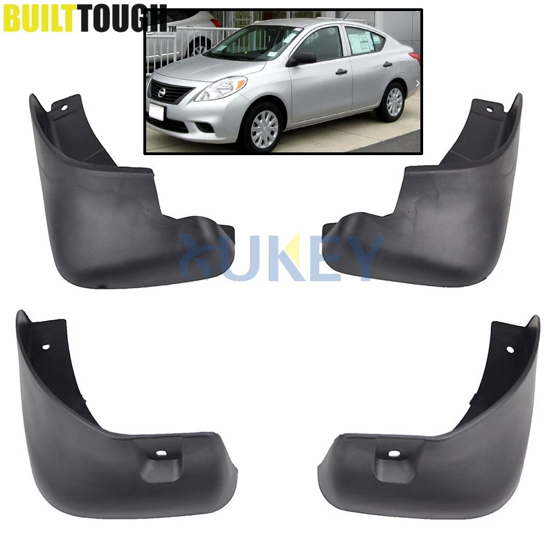Guardabarros delanteros y traseros Nissan Versa Almera 2012-2017