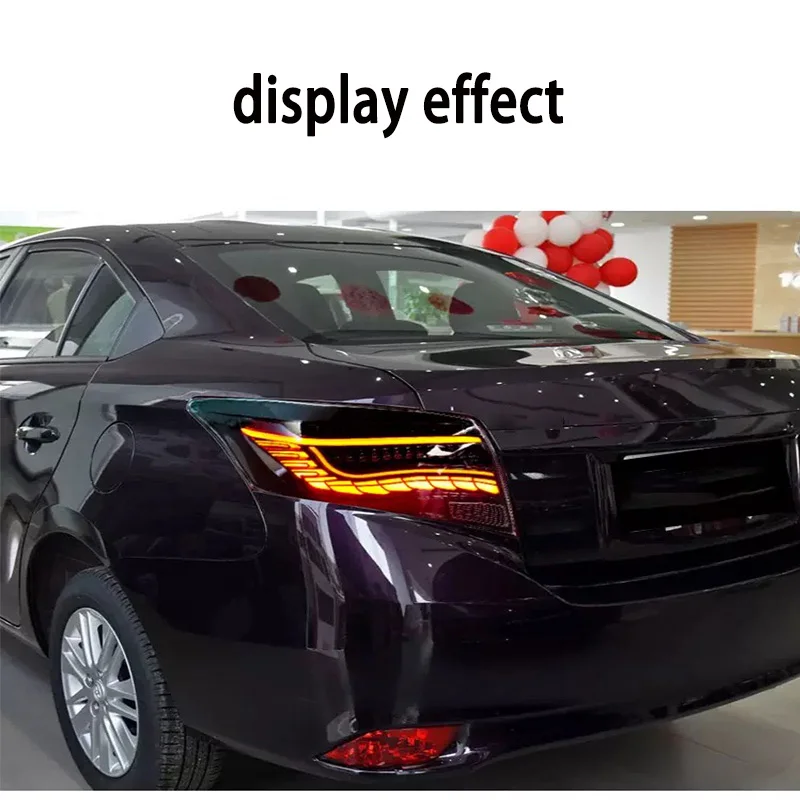 Luces traseras LED Toyota Vios 2014-2016 secuencial escamas dragón - imagen 2
