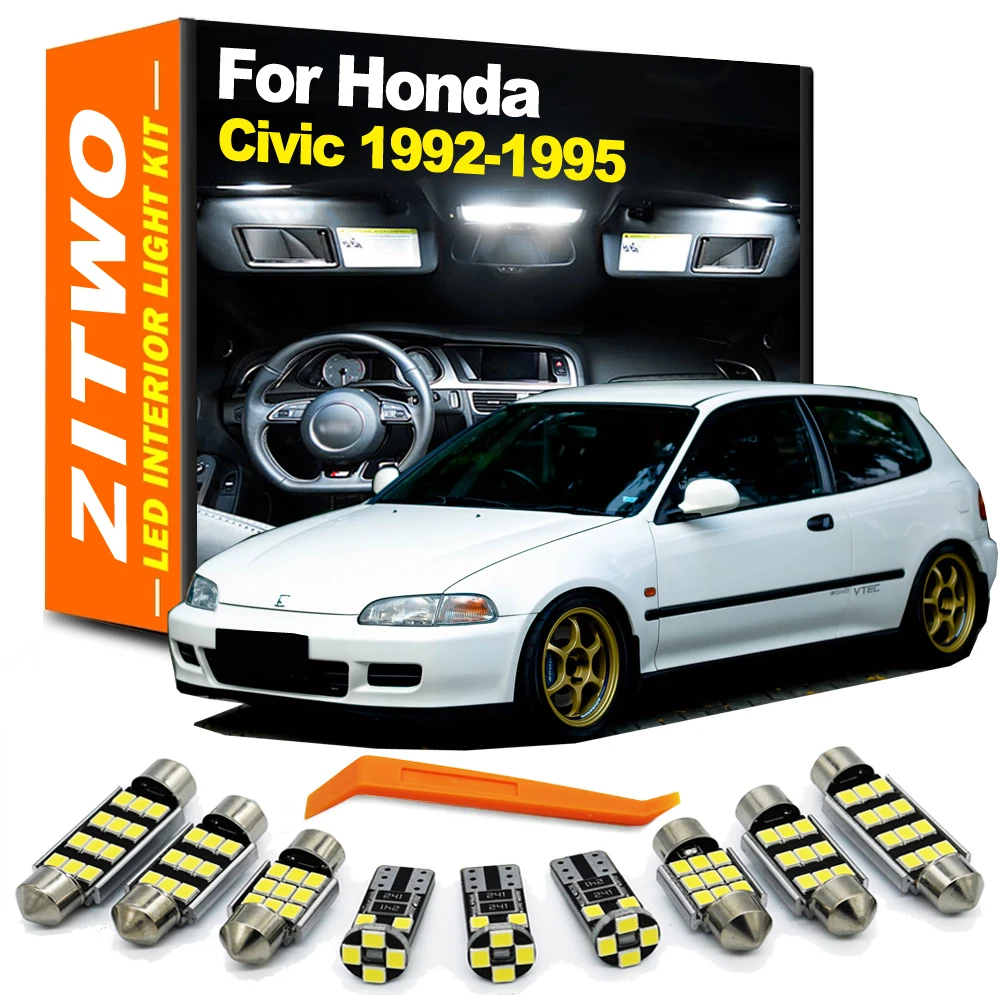 ZITWO Kit bombillas LED interior CAN-Bus – Honda Civic 1992-1995