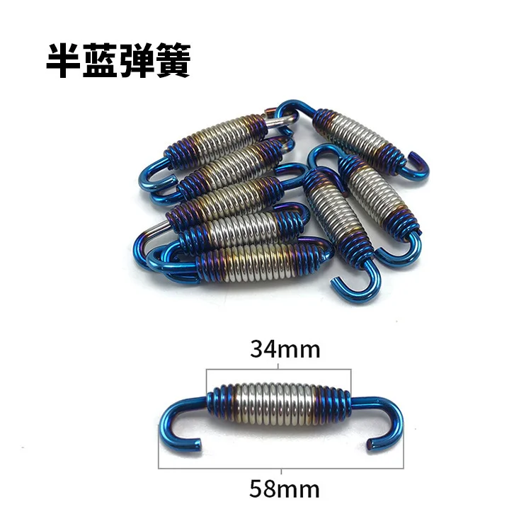 Ganchos de escape universales para motocicleta acero inoxidable - imagen 2