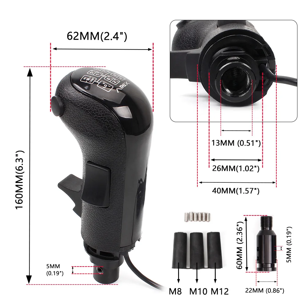 Perilla de palanca de cambios USB para PC, simulador de engranaje alto y bajo para Logitech G923 G29 G27 G25 TH8A, perilla de palanca de cambios USB para ATS ETS2 - imagen 2