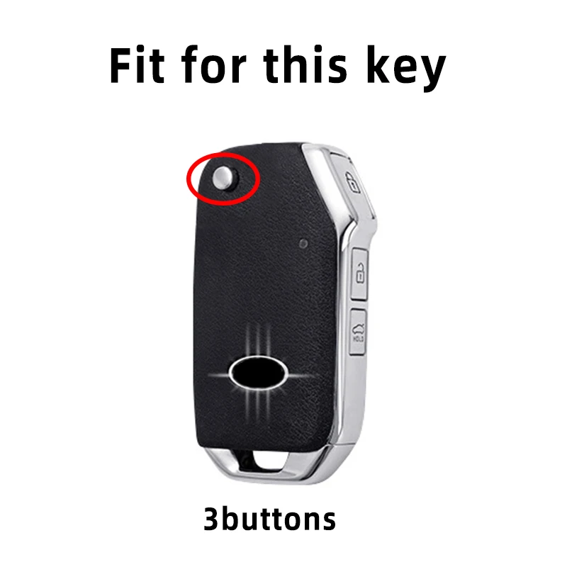 Funda TPU negra para llave KIA