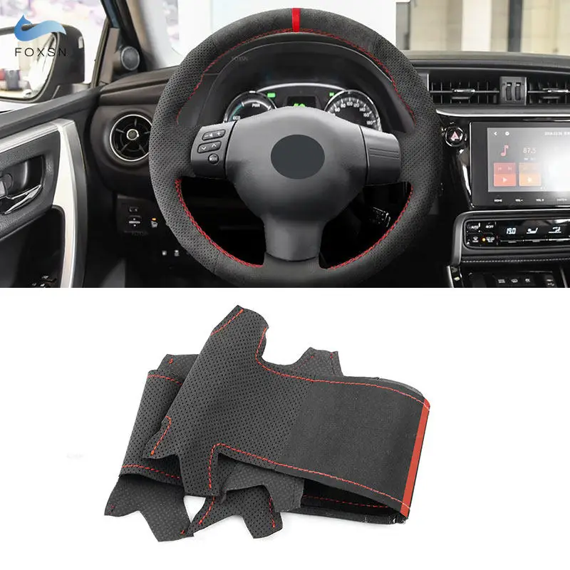 Protector volante cuero gamuza para Toyota Corolla RAV4 2003-2006
