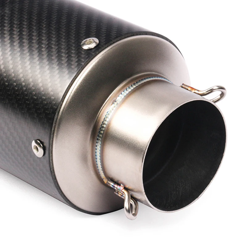 Silenciador de escape universal fibra de carbono para BMW S1000RR - imagen 4