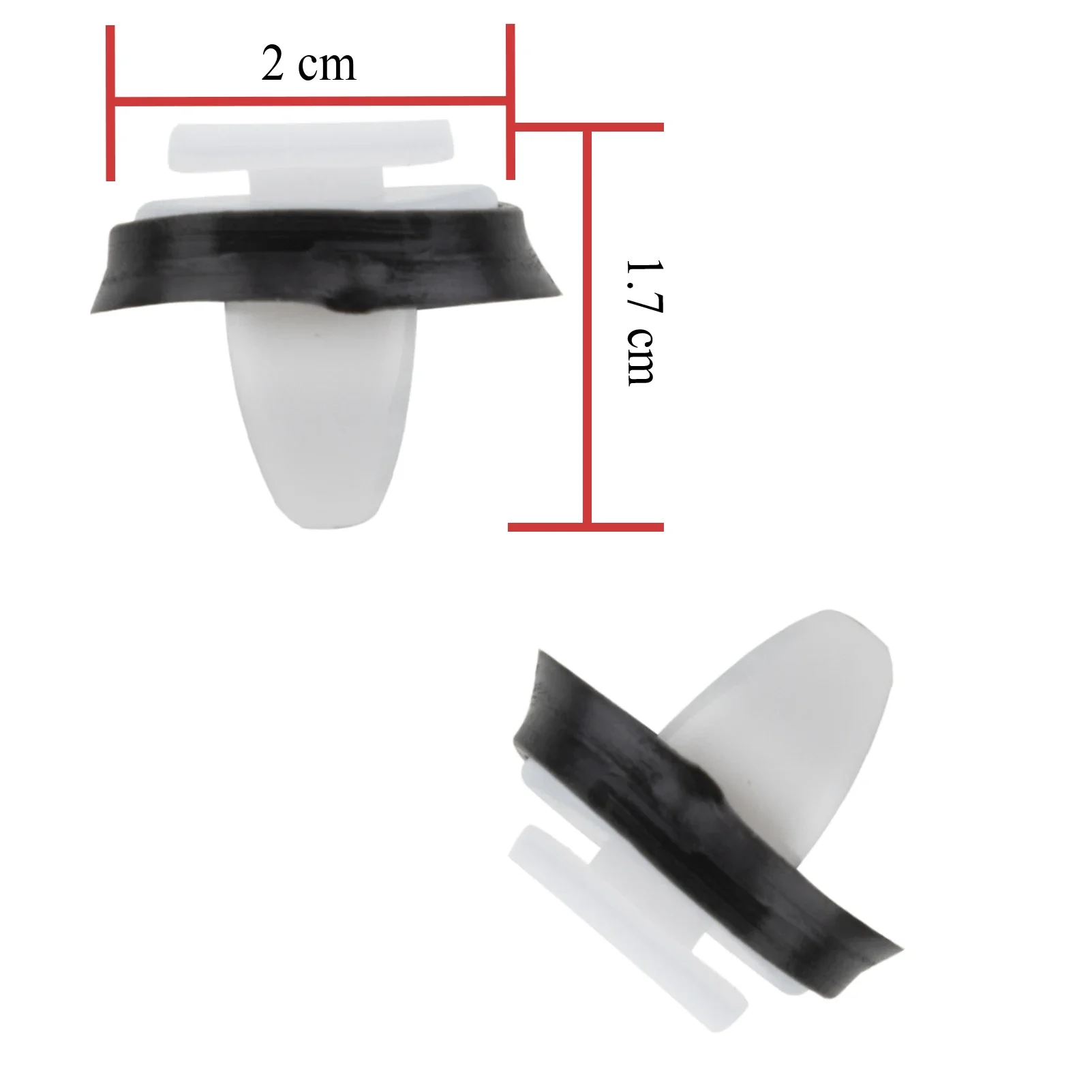 50 Uds. Clips de ajuste de puerta inferior de moldura lateral Exterior de relé aptos para Citroen JUMPER Fiat Ducato Peugeot Boxer - imagen 4