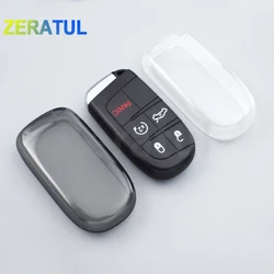 Funda protectora TPU transparente llavero – Jeep Chrysler Dodge