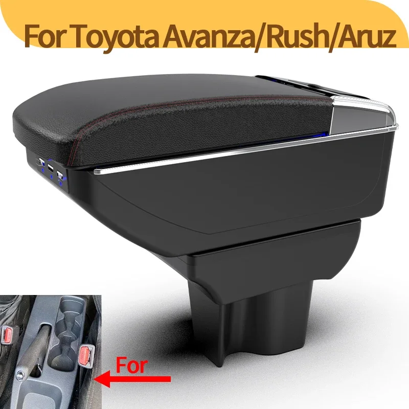 Reposabrazos consola central Toyota Avanza Rush Aruz interior dedicado