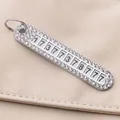 silver number card