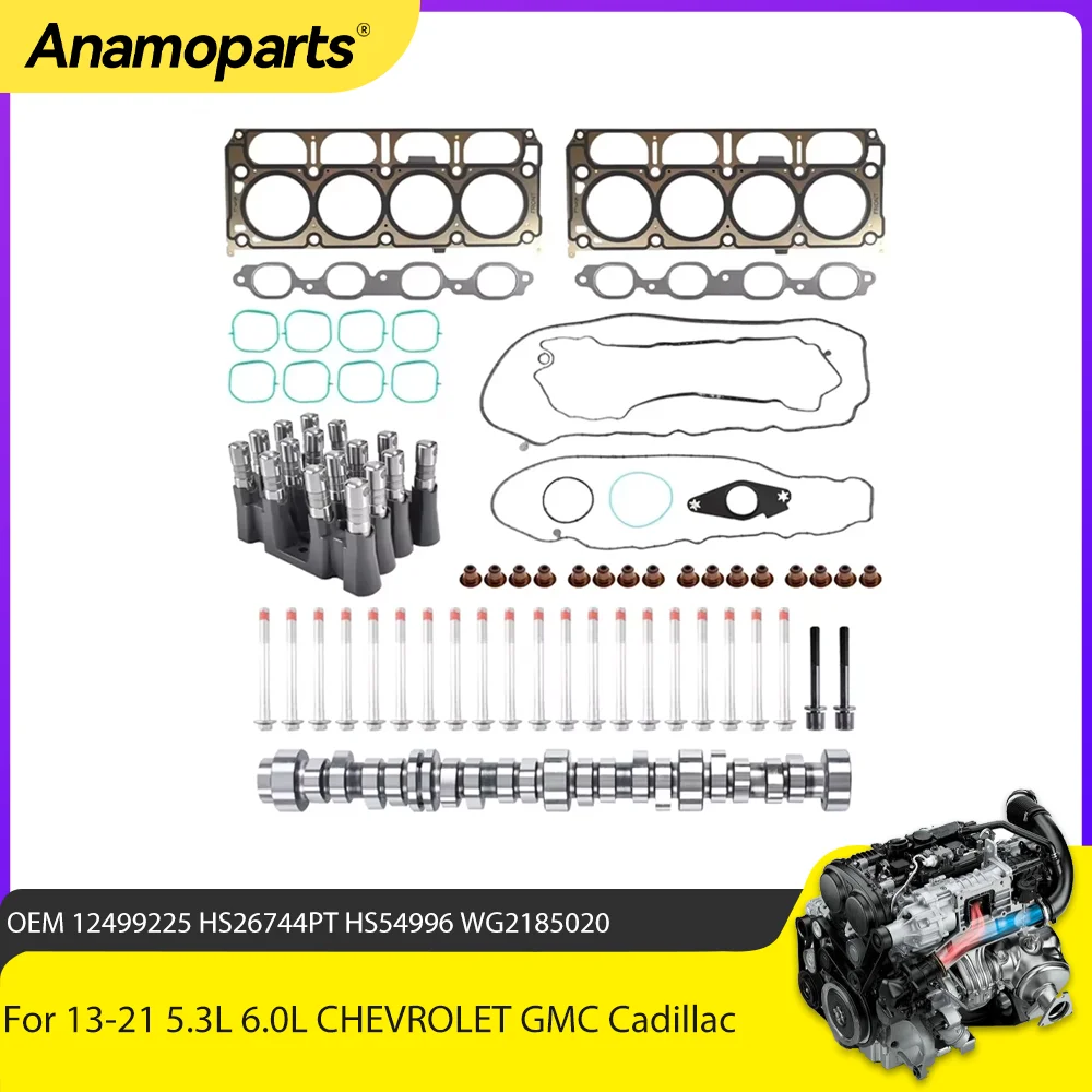 Kit elevadores árbol de levas con juntas – Chevrolet GMC Cadillac 5.3-6.2L (2013-2021)
