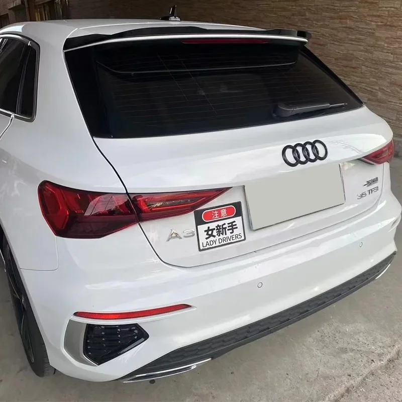 Extensión alerón techo Maxton negro brillante para Audi A3 8Y - imagen 3