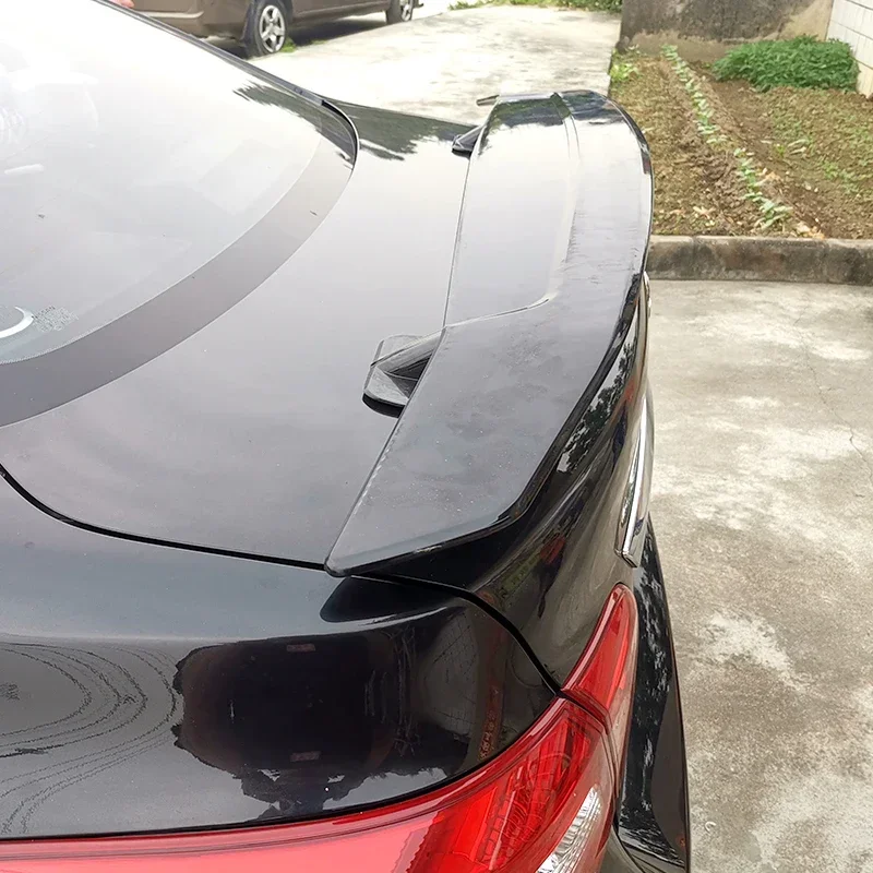 Alerón de maletero, superficie de carbono, estilo MGS, accesorios de coche, ala trasera para Nissan Sentra Sylphy 2012 - 2018 - imagen 4