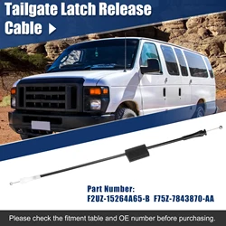 Autohaux 912-708 Cable de apertura trasera Ford E-150/E-250/Expedition