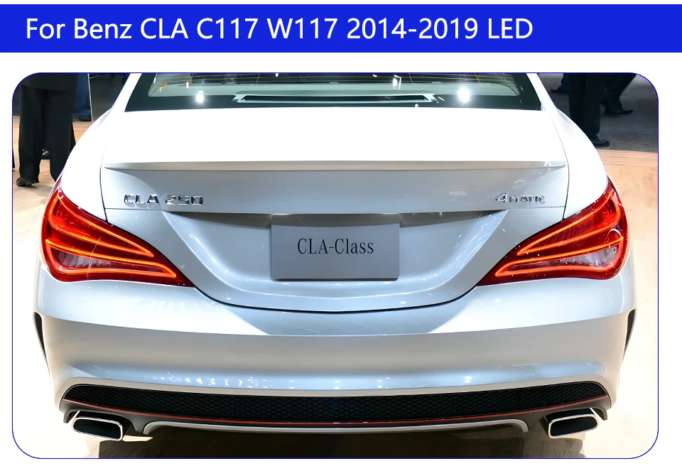 Instalación de pilotos traseros LED para Mercedes-Benz