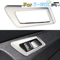 Cubierta panel botón maletero acero inoxidable para VW T-Roc 2018-2023