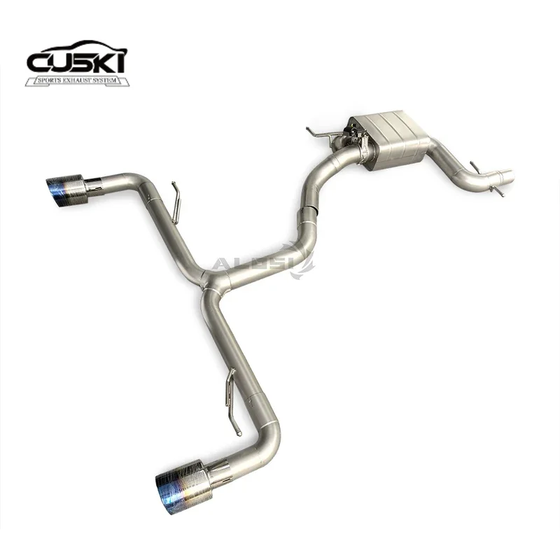 Escape trasero deportivo de acero inoxidable para Golf R MK7 2.0 T - imagen 2