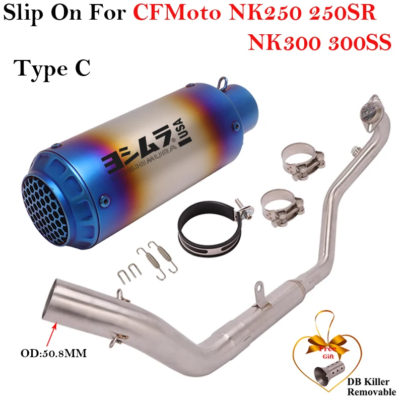 Escape completo para CFMoto NK250, NK300, NK250SR y NK300SR - imagen 4