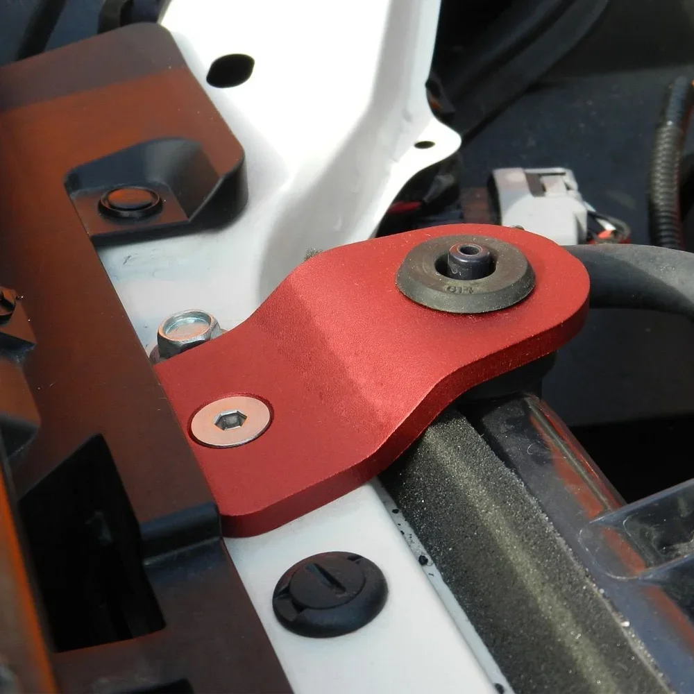 Soporte aluminio radiador Subaru Impreza WRX STI – par reforzado - imagen 2