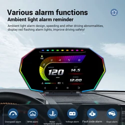 Pantalla HUD OBD2 F11 GPS LCD – Visualizador datos motor