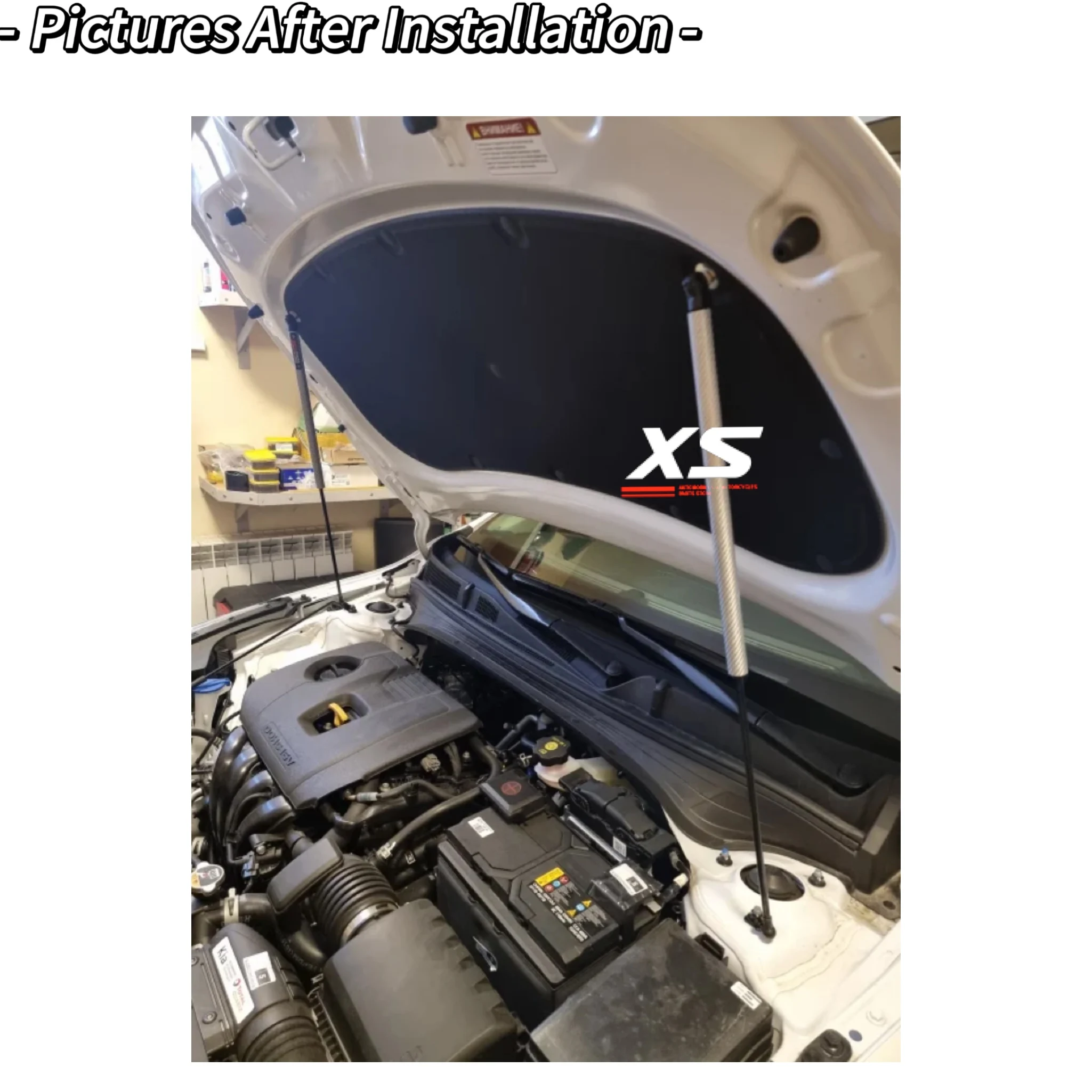 Amortiguadores de capó para Kia Forte/Cerato BD 2018-2024 - imagen 4