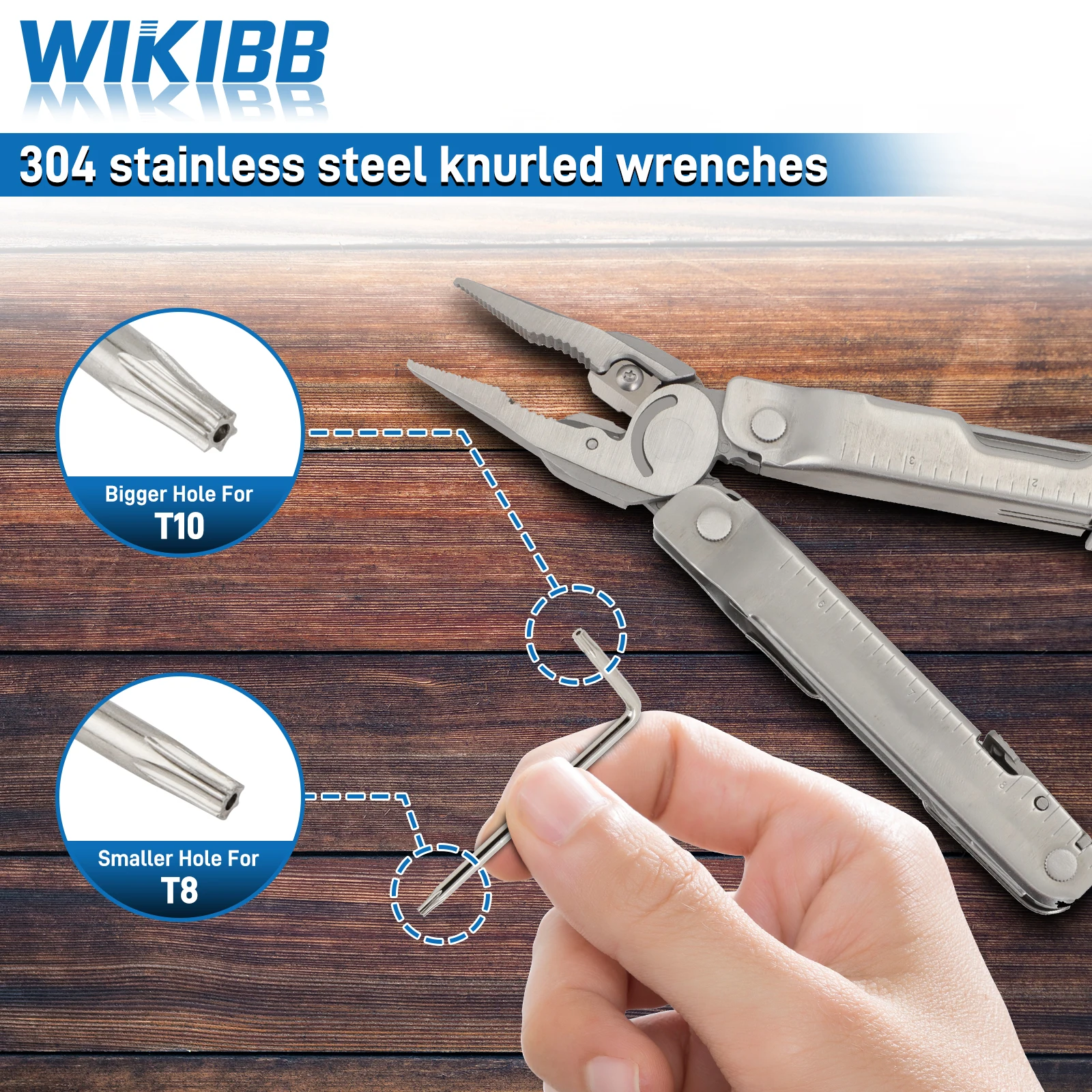 Llave combinada de acero con carraca para multiherramienta Leatherman - imagen 5